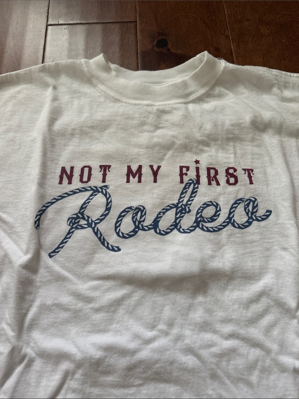 Not My First Rodeo Oversized Tee - Picture 2 of 4
